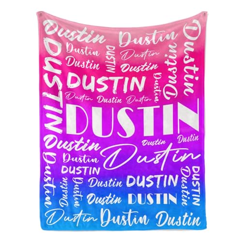 Name Blanket Personalized Name Blanket Customized Blanket with Name Text for Adult Kid Birthday Christmas Mothers Fathers Valentines Day Gift