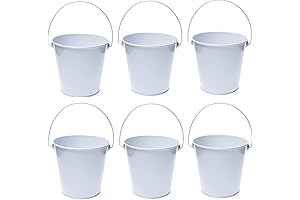 White Buckets: Versatile Metal Buckets for Endless Activities