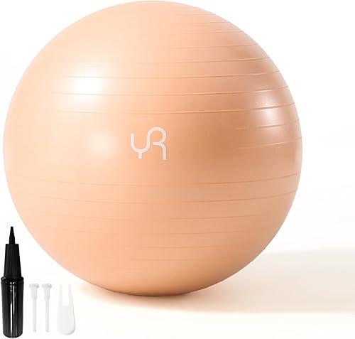 Pelota de ejercicio para entrenamientos, pelota de yoga antiestallidos y antideslizante para gimnasio, fitness y terapia física