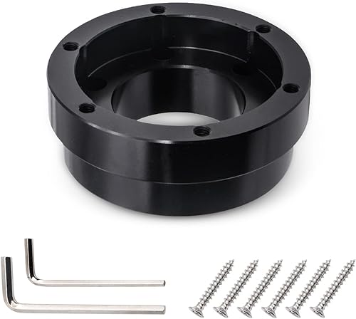 Yonput 1 adaptador de cubo para volante espaciador de conversión de 2756in adaptador de placa para volante jefe modificación de juego de coche de