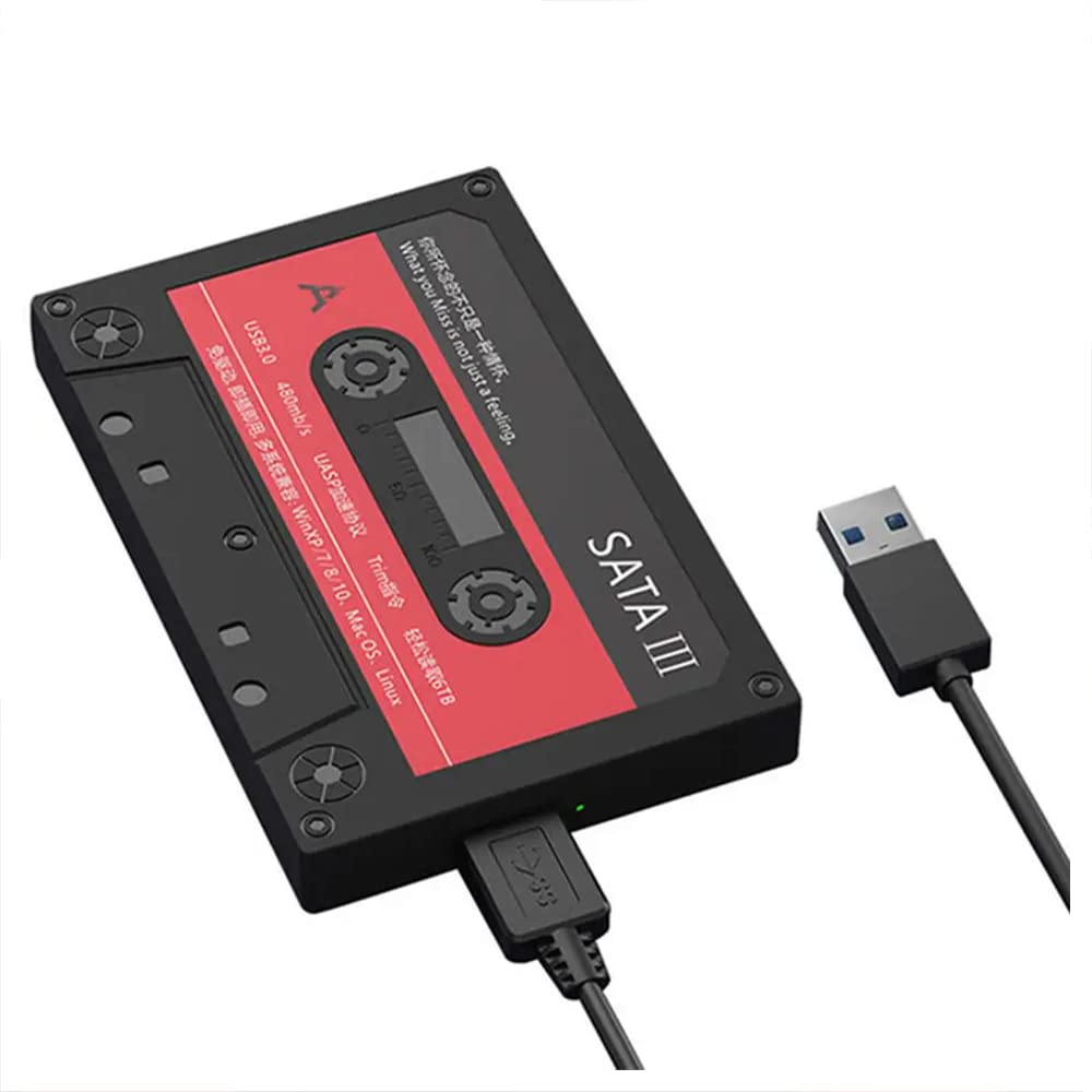 Tobo 2.5 External Hard Drive Enclosure USB 3.0 to SATA III Tool-Free Clear Hard Disk Case for 2.5 inch 7mm 9.5mm SATA HDD SSD Max 6TB Support UASP-TD-938HS. (B0BSFM84VC) Amazon Price History, Amazon Price Tracker