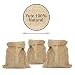TBG Saco de Yute 100% Natural - Pack 3 Bolsas Ecológicas. Ideal...