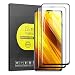 Produktbild TANYO Panzerglas Geeignet für Xiaomi Poco X3 NFC(Pocophone X3 NFC), [2 Stück][9H Härte] Vollbild -Schutz Displayschutzfolie Folie Tempered Glass. Schwarz