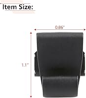 Vista 3 de RLB-HILON Gancho para persiana de ventana compatible con Chrysler Pacifica Voyager 2017 2018 2019 2020 2021 2022 año, para 5XR76DX9AA, clip