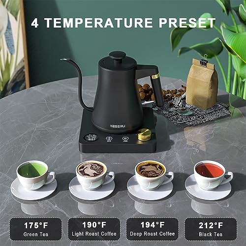 Hervidor eléctrico YESERLI 1200W con control de temperatura miniatura 4