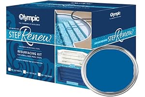 Olympic Pool Paint - Swimming Pool Step Renew Kit - Blue -...