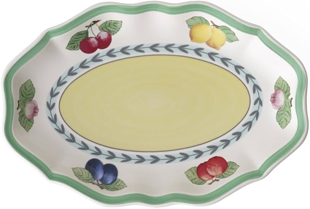 Villeroy & Boch Jardins Français 皿 Villeroy & Boch French Garden Fleurence Pickle Dish/Gravy Stand