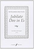  Jubilate Deo in E flat, choir: Satb (with Organ), Choral Octavo (Faber Edition)