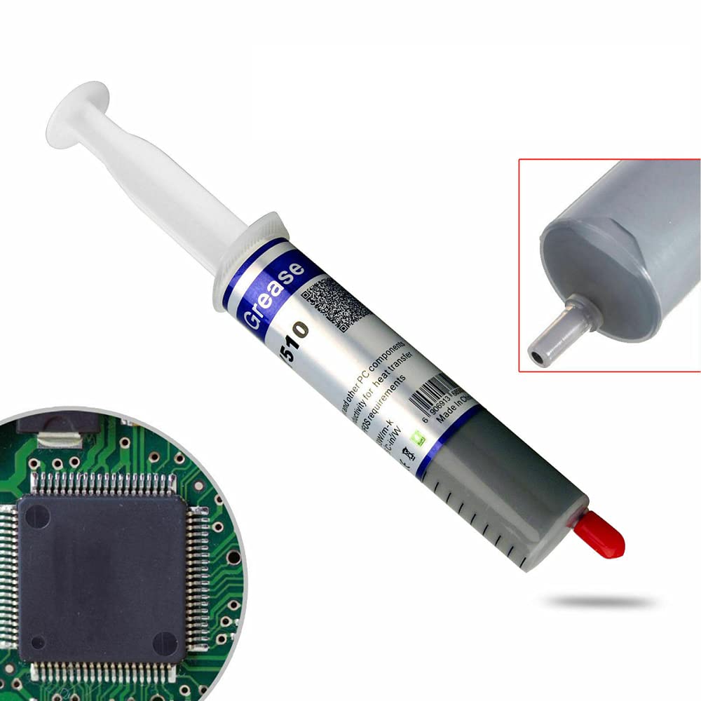 2pcs 20g Gold Silver Silicone Compound Thermal Grease Paste CPU GPU IC