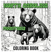 North Carolina Mountains Coloring Book B0DFM1LKKW Book Cover