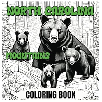 Paperback North Carolina Mountains Coloring Book