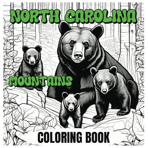 North Carolina Mountains Coloring Book