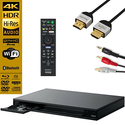 Sony UBPX800 Streaming 4K Ultra HD 3D Hi-Res Audio Wi-Fi and Bluetooth Built-in