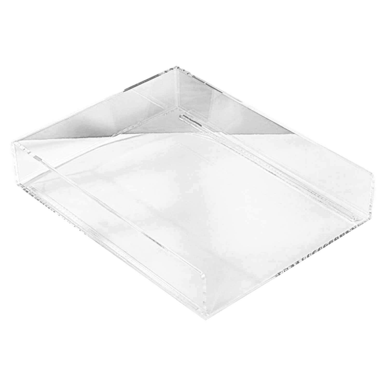 Geavonyg Space Saving Offices File Organizers File Holder with See Through Compartments for Efficient Document Management Systems Layered Desk Planner