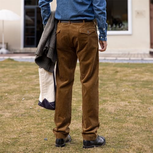 Red Tornado Men's Corduroy Pants Straight Fit3