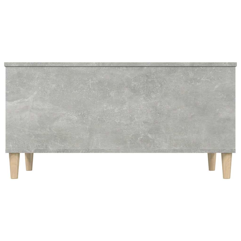 Tavolino Salotto Piano Sollevabile Grigio Cemento 90x44,5x45 cm