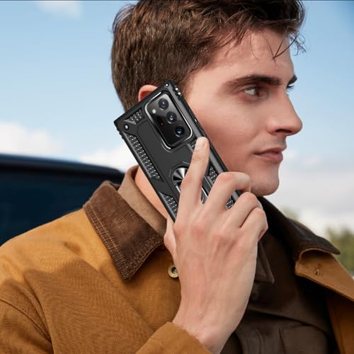 Coque de protection militaire Note 20 Ultra anti-choc avec anneau support - 7
