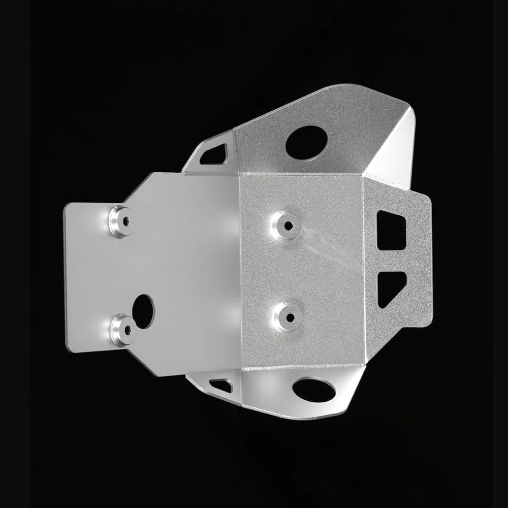 XT250 Skid Plate Front Lower Engine Mud Guard Cover Compatible with Yamaha Tricker Serow 250 2018-2023 XT 250 2008-2023 (Silver)