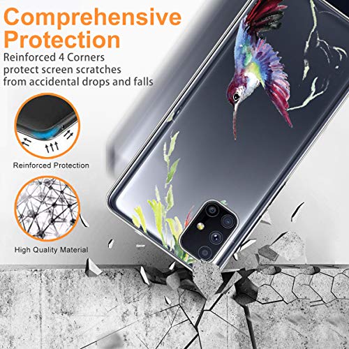 Croazhi - Cover per Galaxy M51, compatibile con