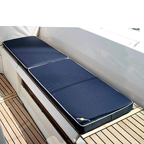 Oceansouth Boat Seat Cushion (Blue, Length 18