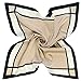 Produktbild CHIC DIARY Damen elegant Schal Seidentuch Halstuch Seidenschal Karoschal Herbst Winter Scarf Business,60 * 60cm, Beige, Einheitsgröße