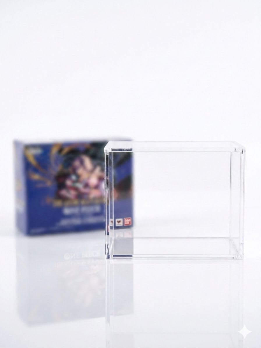 Teca in Acrilico Magnetica compatibile con box da op04 a op16 eng – Case Protettivo Premium per Carte Collezionabili – Anti UV – Spessore 5mm – Chiusura Magnetica – Protezione Rigida Trasparente