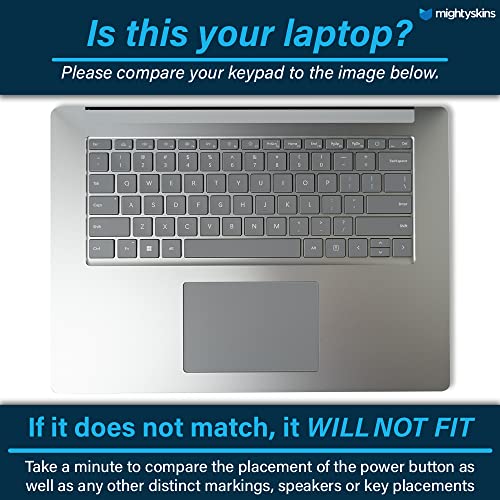 Image of MightySkins Carbon Fiber Skin Compatible with Microsoft Surface Laptop 5 15 inch Full Wrap Kit - Vibrant Mandala | Protective, Durable Textured Carbon Fiber Finish | Easy to Apply | Made in The USA