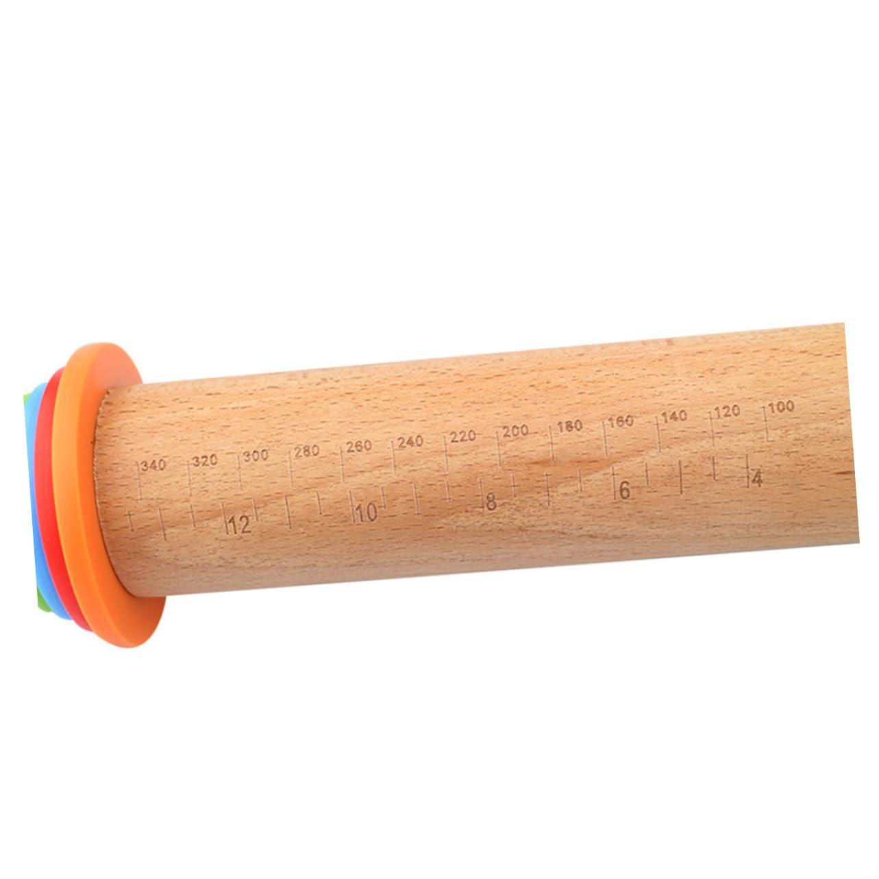 Mikinona Rouleau À Pâtisserie Antiadhésif pour Pâtisseries Maison Épaisseur 2 À 10 Mm