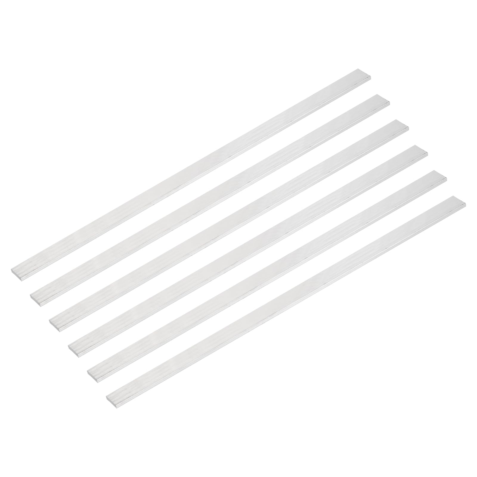 Produktbild von QUARKZMAN 6er-Pack Aluminium Flachprofil – 3x13x305 Mm, 6061, Vielseitig Einsetzbar, Schweißbar & Bohrbar