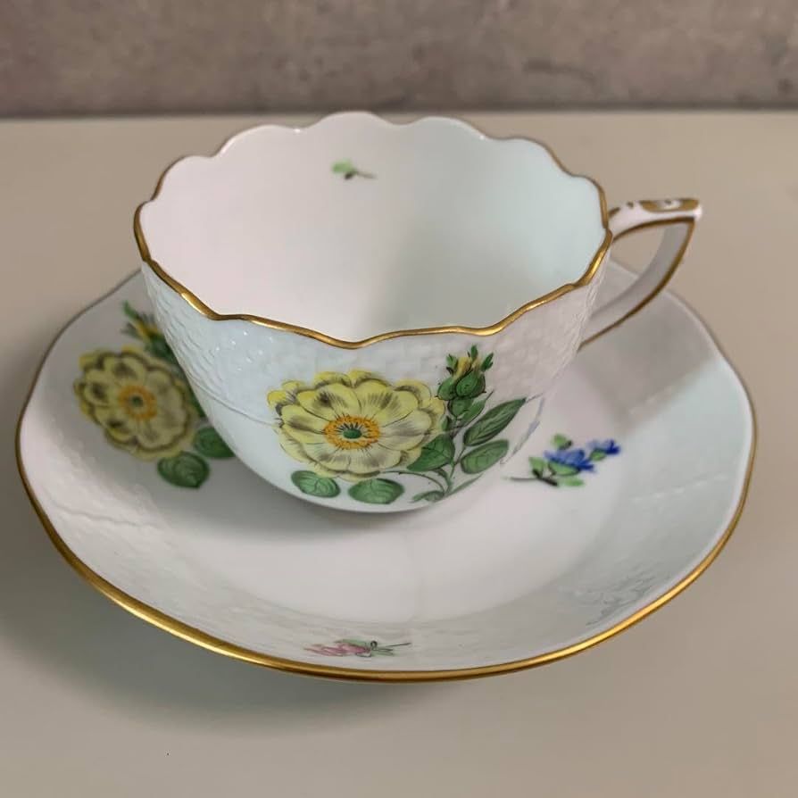 ヘレンド　グスターヴの花　ティーセット Amazon | HERENDヘレンド グスターヴの花 コーヒーカップ