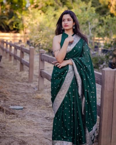 Image of Avantika Fashion Women's Kanjivaram Soft Silk Banarasi Sarees With Blouse Piece