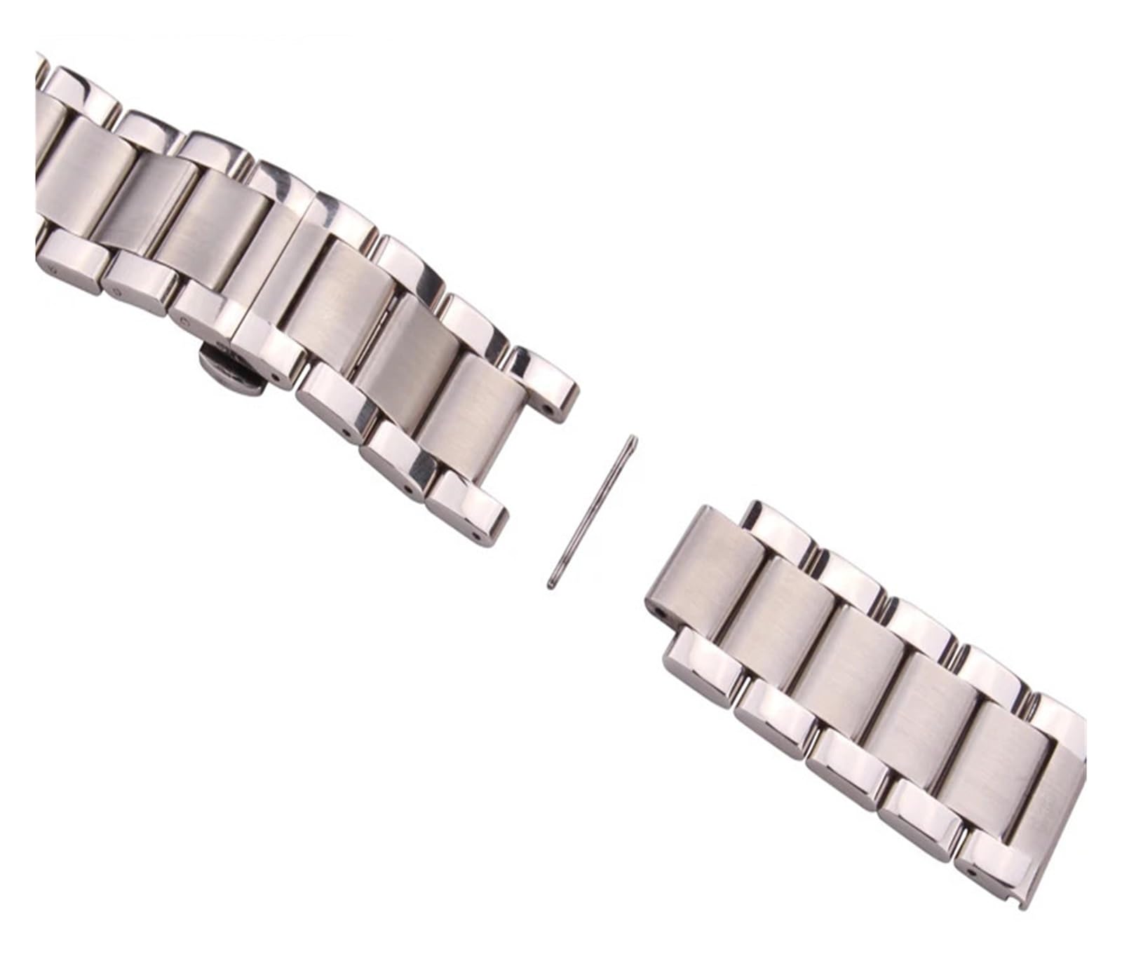 SiChouwz Cinturino In Acciaio Inossidabile Bracciale In Metallo Massiccio Cinturino Di Ricambio 18mm 20mm 22mm 24mm Include Strumento