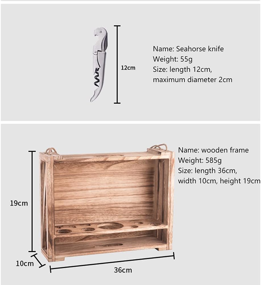 Bartender Set Stylish Bamboo Stand 11-Piece Cocktail Shaker Set Mixed Drink Bar Tool Set Silver Shiny Surface