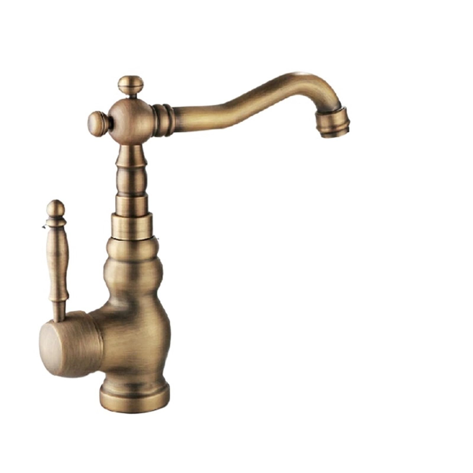 Robinet de lavabo en laiton pour une salle de bains retro chaleureuse