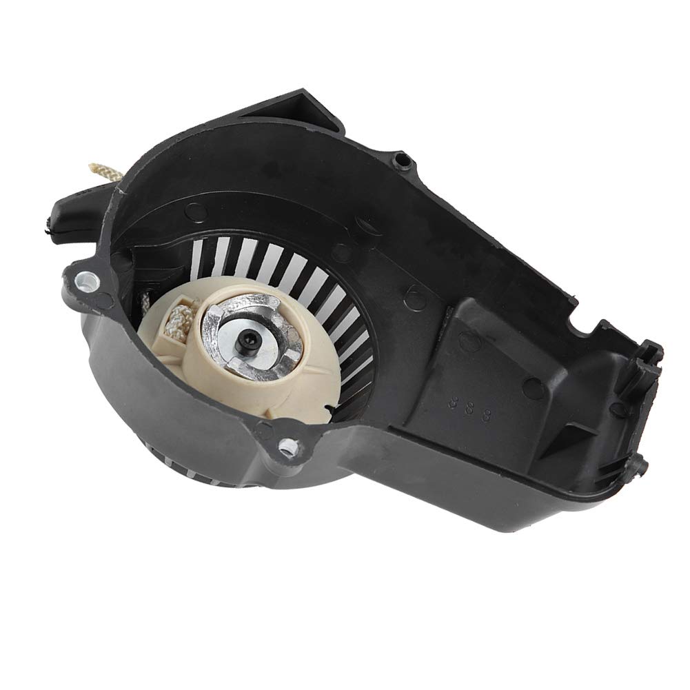 Avviamento a strappo per motociclette | Robusto per moto cross e quad - Avviamento in plastica nera