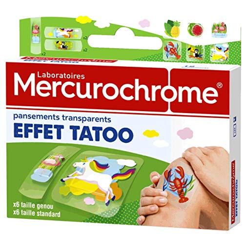 Mercurocromo apósitos transparentes efecto tatoo 12 Cover
