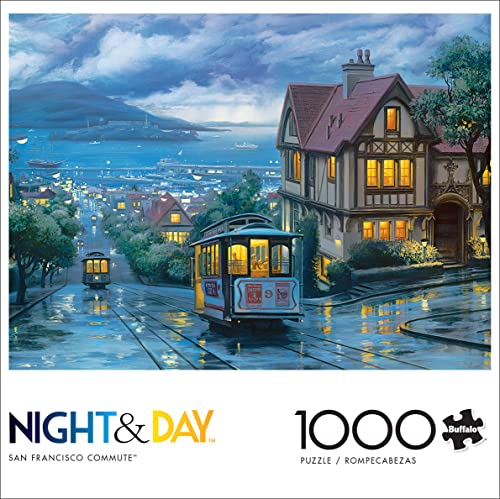 Buffalo Games - San Francisco Commute - 1000 Piece Jigsaw Puzzle, Multicolor - Image 2