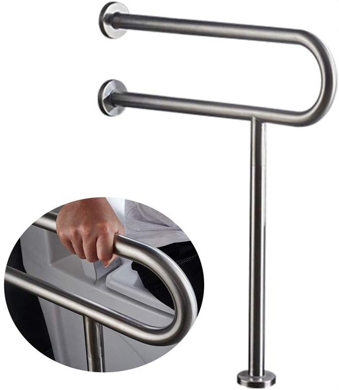 Grab Bars Handle Safety Support Hand Rails, Toilet Grab Bar Anti-Slip Grab Bar,Bathroom Handrail Support Handrail Safety Armrest, Elderly Disab