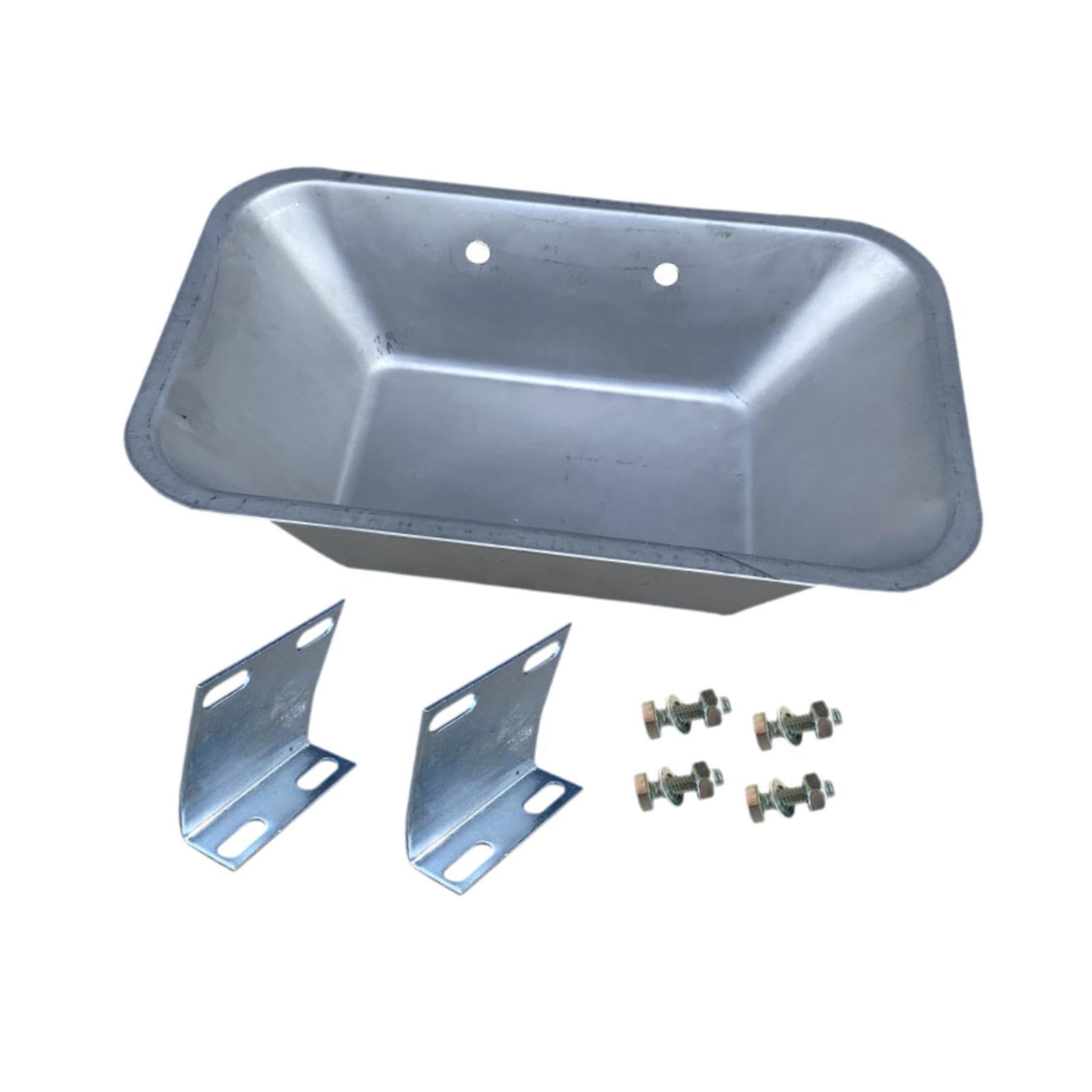 Colcolo Mangiatoia per Suini, Ciotola per Mangime per Animali da Allevamento, Contenitore per Mangime, Abbeveratoio con Supporto, Mangiatoia per Scrofe, Style B