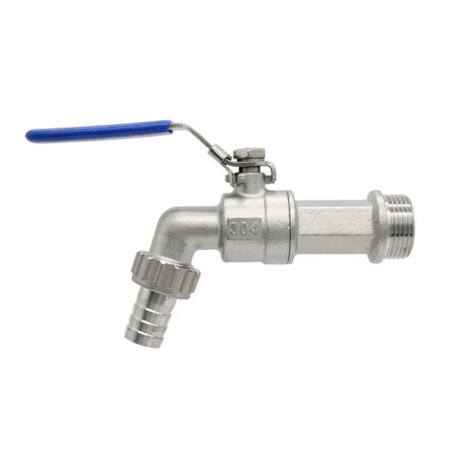 1/2 "3/4" 1 "macho a espiga for manguera válvula de bola de acero inoxidable 304 grifo de agua grifo hogar jardín anticongelante al aire libre(DN20 3l4 BSP)