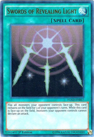 YU-GI-OH! - Swords of Revealing Light (YGLD-ENB17) - Yugi's Legendary Decks - 1st Edition - Ultra Rare