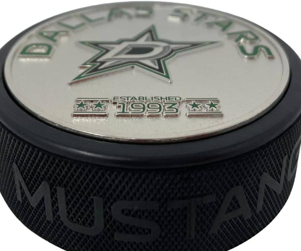 Sports Decor Medallion Puck - Dallas Stars Silver Established