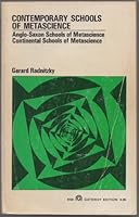Contemporary Schools of Metascience B0006C4KGW Book Cover