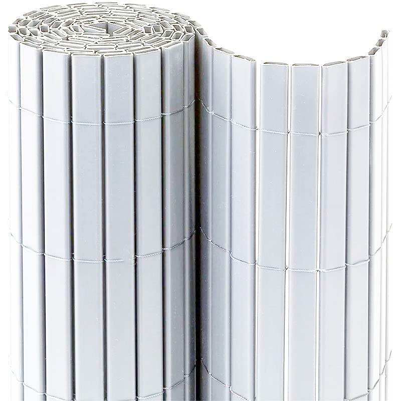 VIRSUS 1 Recinzione da Giardino in PVC 4651, Misura 100x300 cm, Recinto Protezione Privacy, Resistente Impermeabili, barriera frangivento per Esterno, Balcone, terrazza Vari Colori (Bianco)
