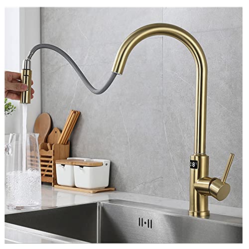 Robinet de cuisine avec affichage thermique contre les brûlures