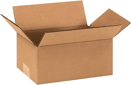 The Packaging Wholesalers 9 x 6 x 4 Inches Shipping Boxes, 25-Count BS090604