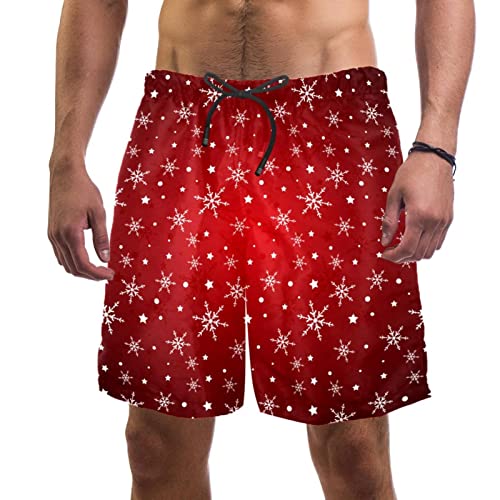 Maillots de bain pour hommes short de plage rouge HadHfun léger