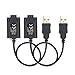 Price comparison product image FOXFIVES Electronic Cigarette 510 USB Charger Cable for Ego Ego-C Ego-T with 510 Thread E Cigarette Battery (2 Pack), No Nicotine & No Liquid
