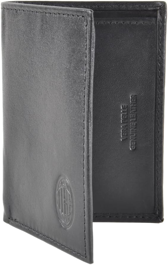 AC Milan Unisex 143653 Travel Accessory Wallet, Black