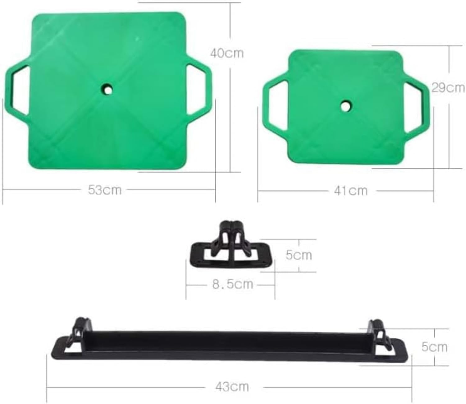 Oanawy ハンドル付きジムプラスチックスクーターボード 4輪スクーター プラスチックスクーターボード 回転キャスター付き キッズ